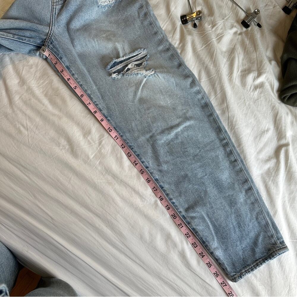 Levi's Premium High Loose Taper Jeans 29 Here To Stay Distressed Light Wash - Picture 10 of 14